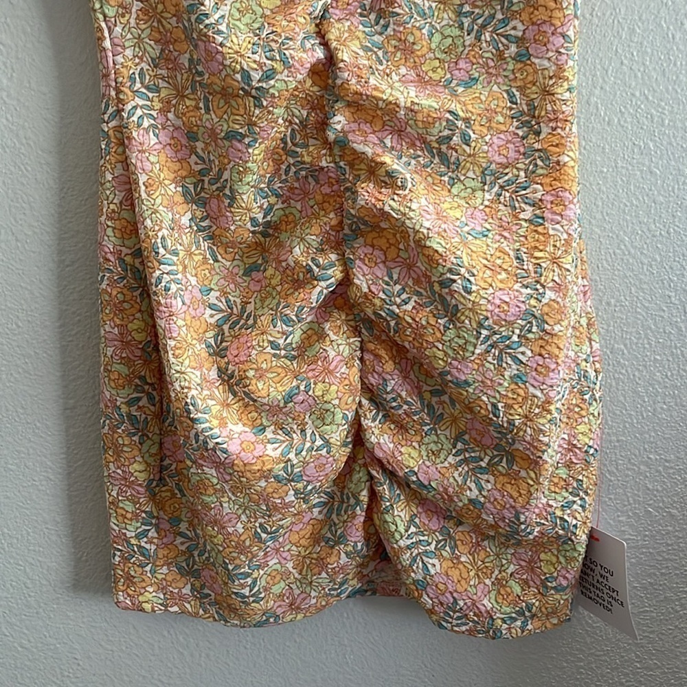 ASOS Design Bodycon Floral Dress Size 6 - Picture 4 of 7